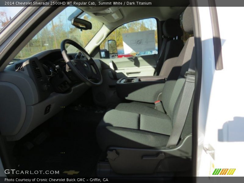 Summit White / Dark Titanium 2014 Chevrolet Silverado 2500HD WT Regular Cab