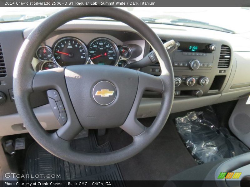 Summit White / Dark Titanium 2014 Chevrolet Silverado 2500HD WT Regular Cab
