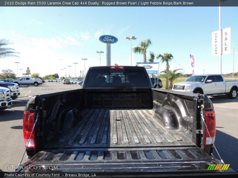 Rugged Brown Pearl / Light Pebble Beige/Bark Brown 2010 Dodge Ram 3500 Laramie Crew Cab 4x4 Dually