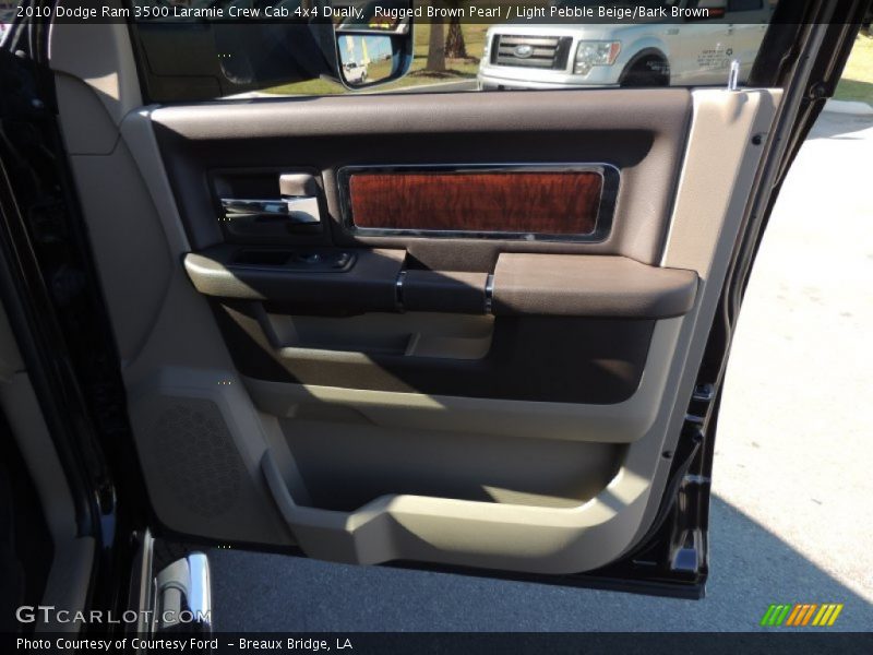 Rugged Brown Pearl / Light Pebble Beige/Bark Brown 2010 Dodge Ram 3500 Laramie Crew Cab 4x4 Dually