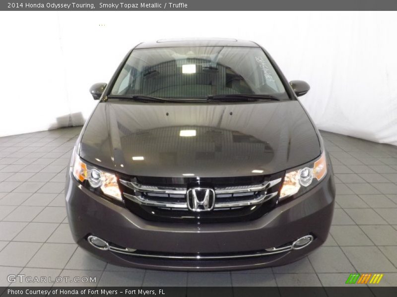 Smoky Topaz Metallic / Truffle 2014 Honda Odyssey Touring
