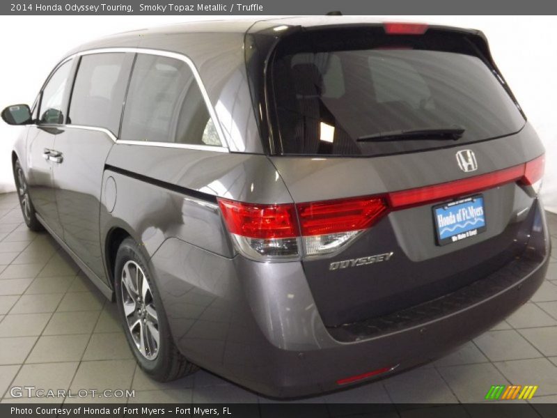 Smoky Topaz Metallic / Truffle 2014 Honda Odyssey Touring