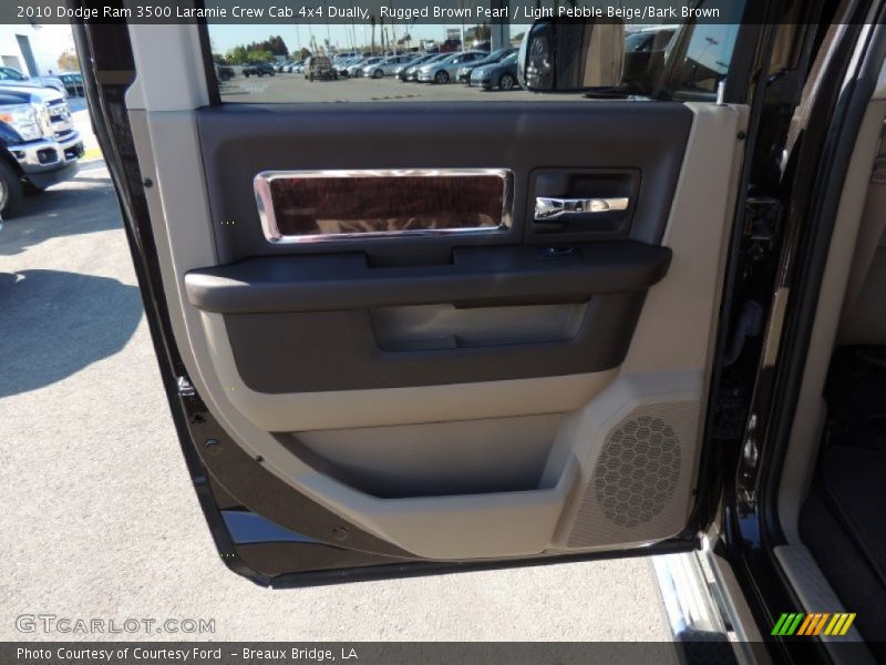 Rugged Brown Pearl / Light Pebble Beige/Bark Brown 2010 Dodge Ram 3500 Laramie Crew Cab 4x4 Dually