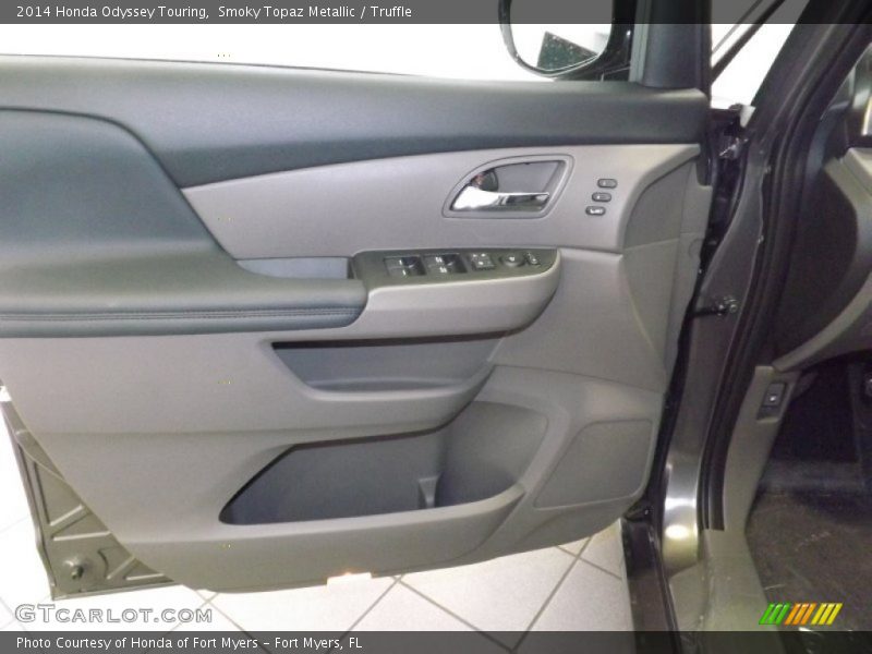 Smoky Topaz Metallic / Truffle 2014 Honda Odyssey Touring