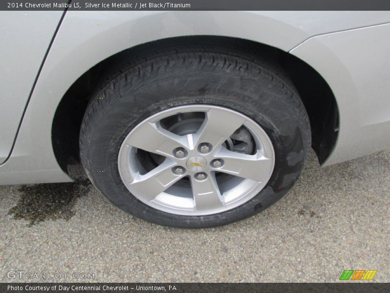 Silver Ice Metallic / Jet Black/Titanium 2014 Chevrolet Malibu LS