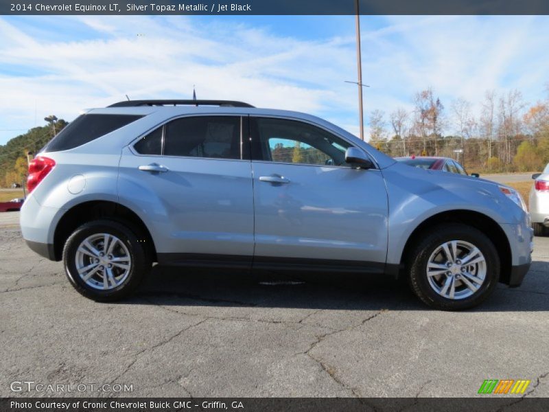 Silver Topaz Metallic / Jet Black 2014 Chevrolet Equinox LT