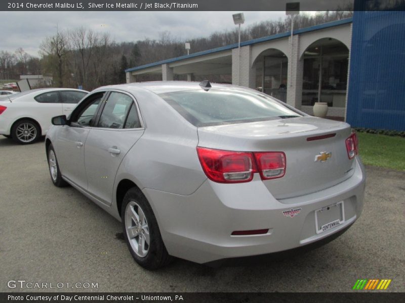 Silver Ice Metallic / Jet Black/Titanium 2014 Chevrolet Malibu LS