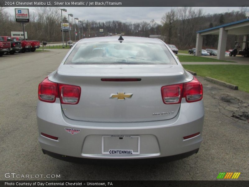 Silver Ice Metallic / Jet Black/Titanium 2014 Chevrolet Malibu LS