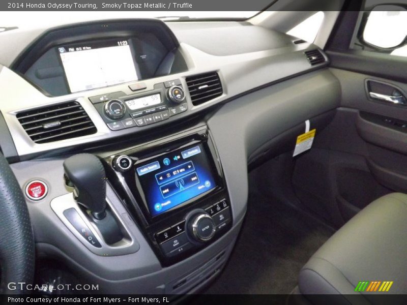 Smoky Topaz Metallic / Truffle 2014 Honda Odyssey Touring