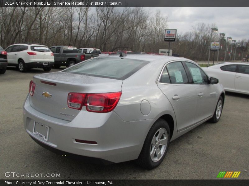 Silver Ice Metallic / Jet Black/Titanium 2014 Chevrolet Malibu LS