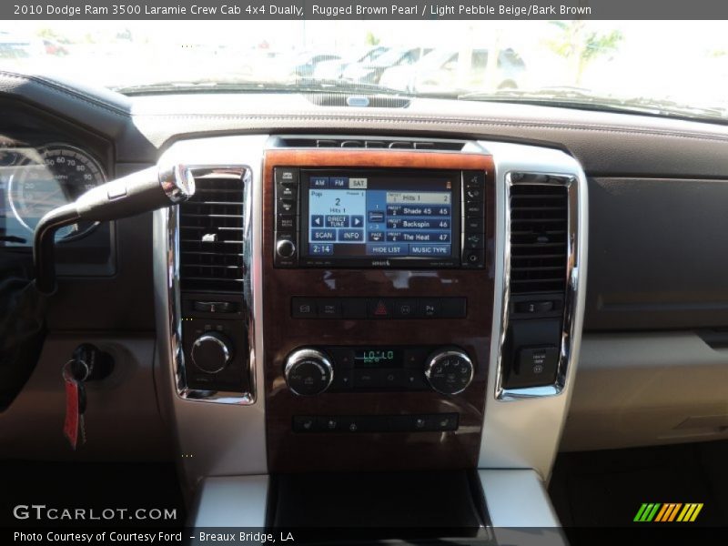 Rugged Brown Pearl / Light Pebble Beige/Bark Brown 2010 Dodge Ram 3500 Laramie Crew Cab 4x4 Dually