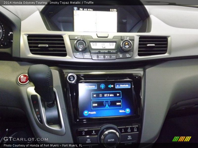 Smoky Topaz Metallic / Truffle 2014 Honda Odyssey Touring