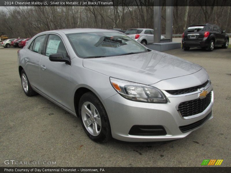 Silver Ice Metallic / Jet Black/Titanium 2014 Chevrolet Malibu LS