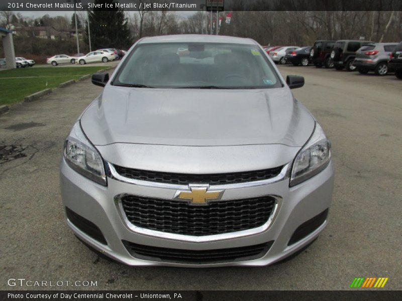 Silver Ice Metallic / Jet Black/Titanium 2014 Chevrolet Malibu LS