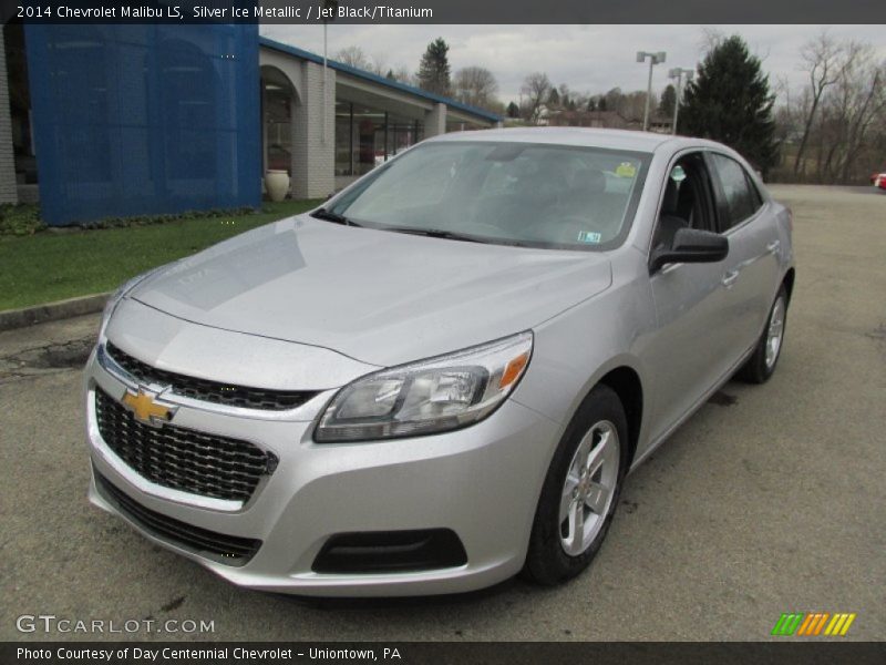 Silver Ice Metallic / Jet Black/Titanium 2014 Chevrolet Malibu LS