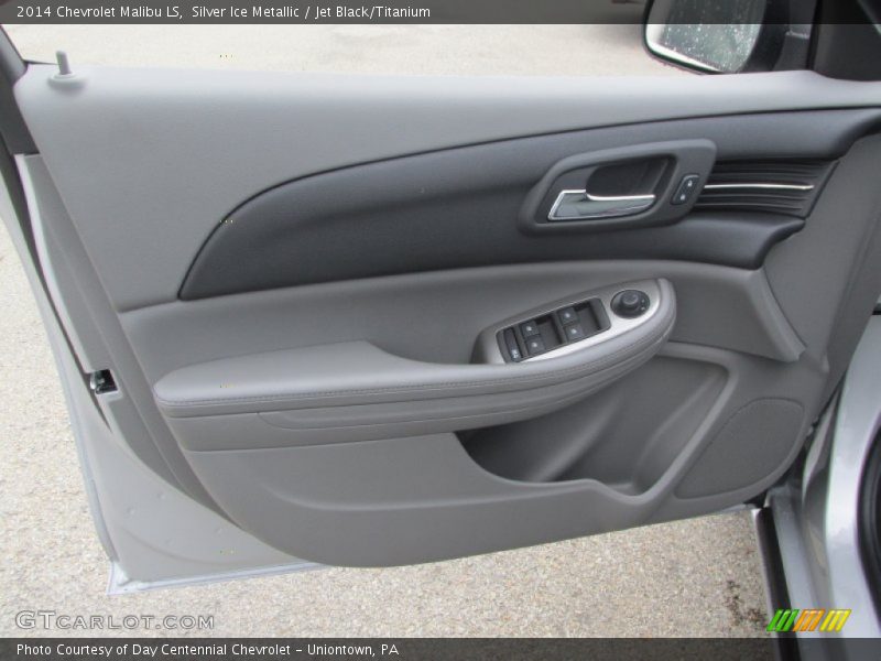 Silver Ice Metallic / Jet Black/Titanium 2014 Chevrolet Malibu LS