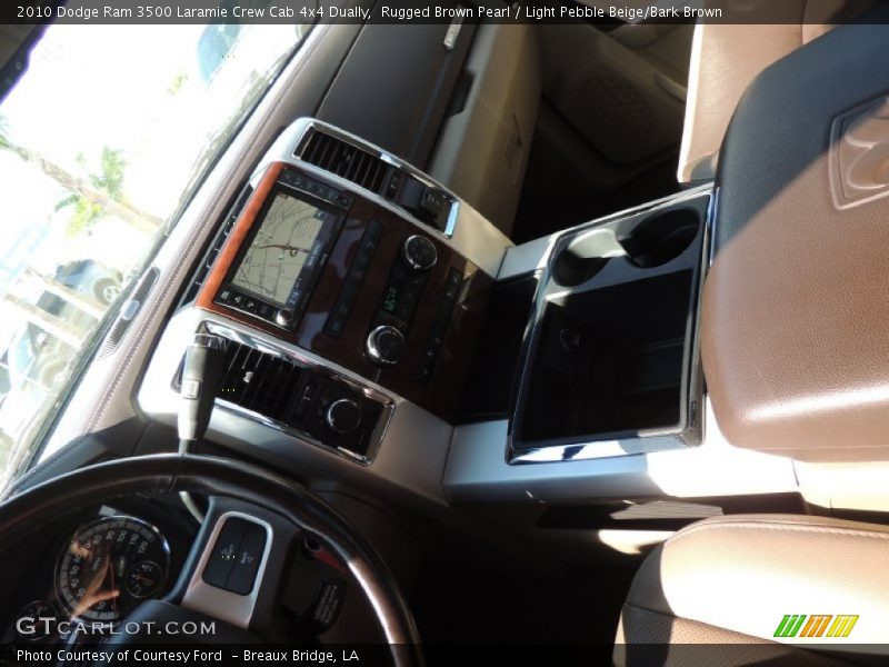 Rugged Brown Pearl / Light Pebble Beige/Bark Brown 2010 Dodge Ram 3500 Laramie Crew Cab 4x4 Dually