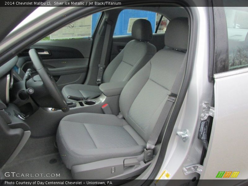 Silver Ice Metallic / Jet Black/Titanium 2014 Chevrolet Malibu LS