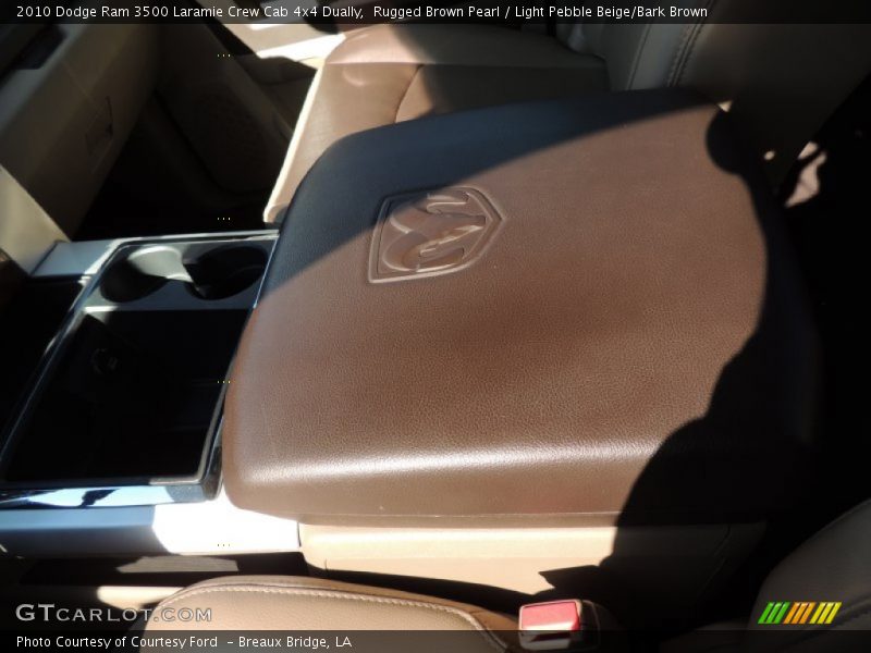Rugged Brown Pearl / Light Pebble Beige/Bark Brown 2010 Dodge Ram 3500 Laramie Crew Cab 4x4 Dually