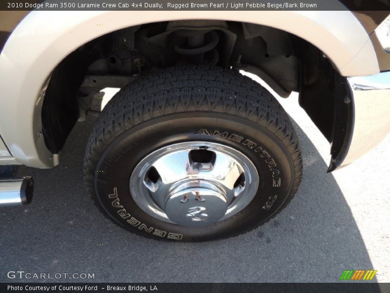 Rugged Brown Pearl / Light Pebble Beige/Bark Brown 2010 Dodge Ram 3500 Laramie Crew Cab 4x4 Dually