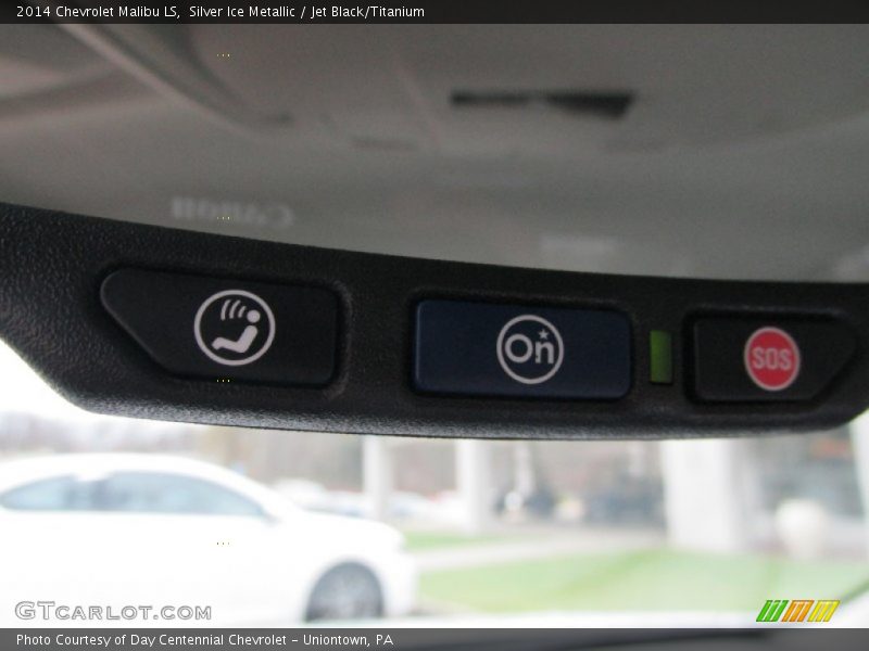 Silver Ice Metallic / Jet Black/Titanium 2014 Chevrolet Malibu LS