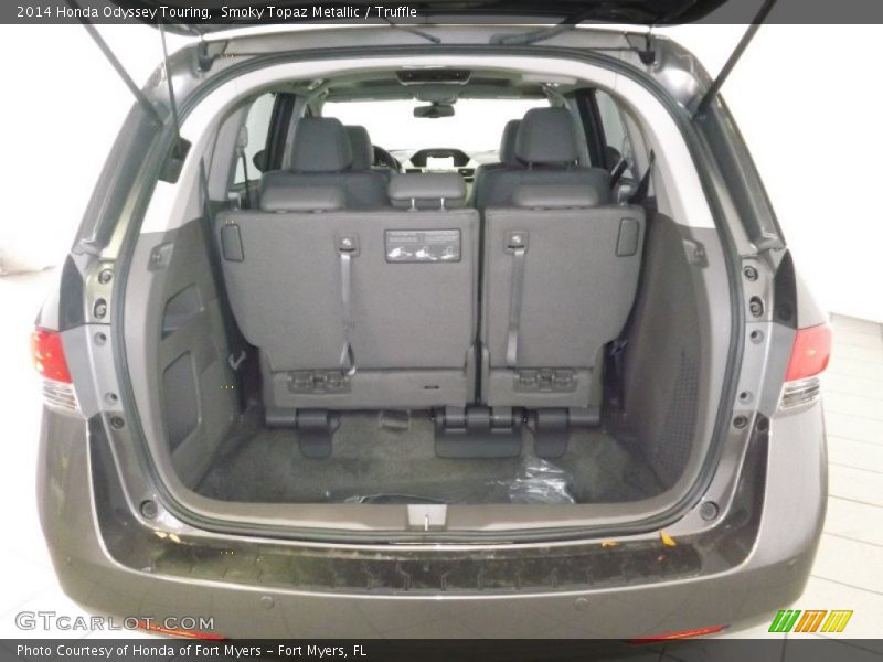 Smoky Topaz Metallic / Truffle 2014 Honda Odyssey Touring