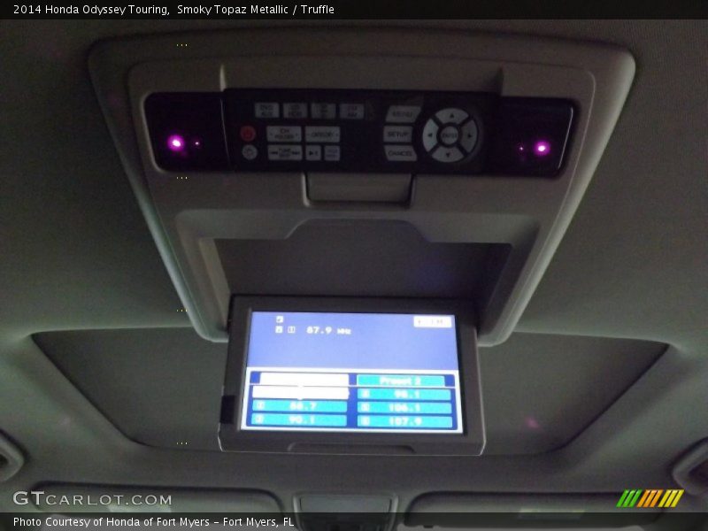 Smoky Topaz Metallic / Truffle 2014 Honda Odyssey Touring