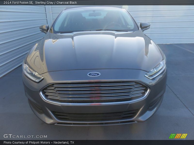 Sterling Gray / Charcoal Black 2014 Ford Fusion SE
