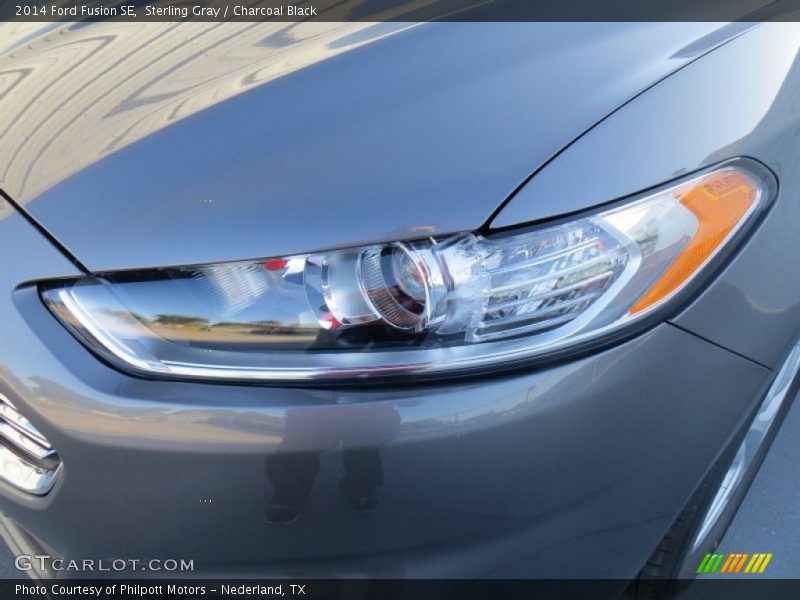 Sterling Gray / Charcoal Black 2014 Ford Fusion SE