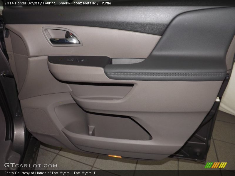 Smoky Topaz Metallic / Truffle 2014 Honda Odyssey Touring