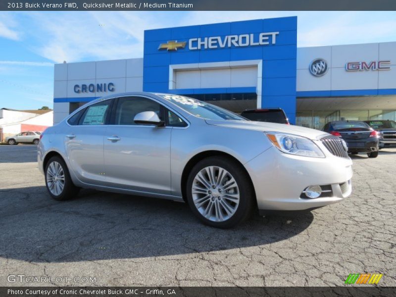 Quicksilver Metallic / Medium Titanium 2013 Buick Verano FWD