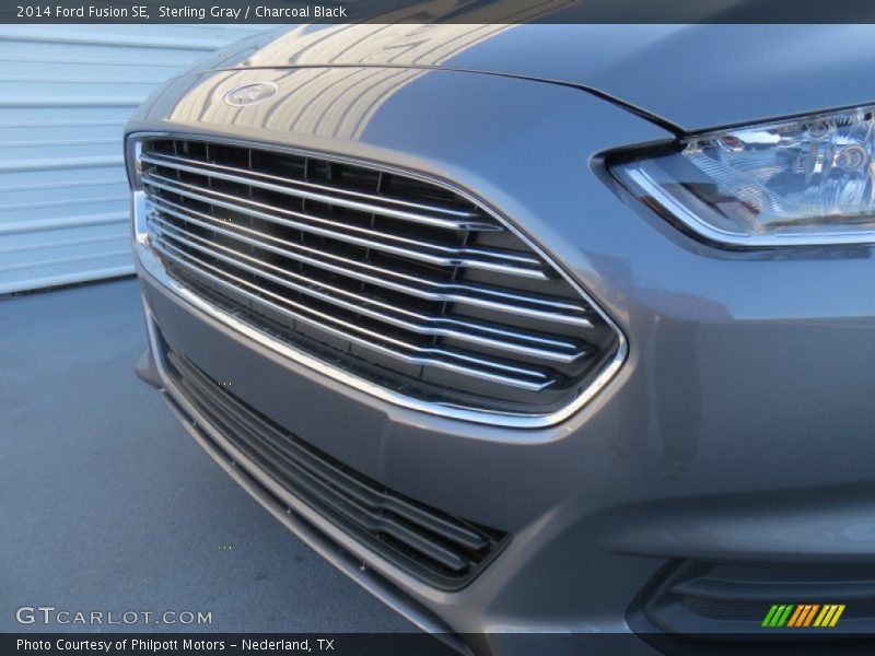 Sterling Gray / Charcoal Black 2014 Ford Fusion SE