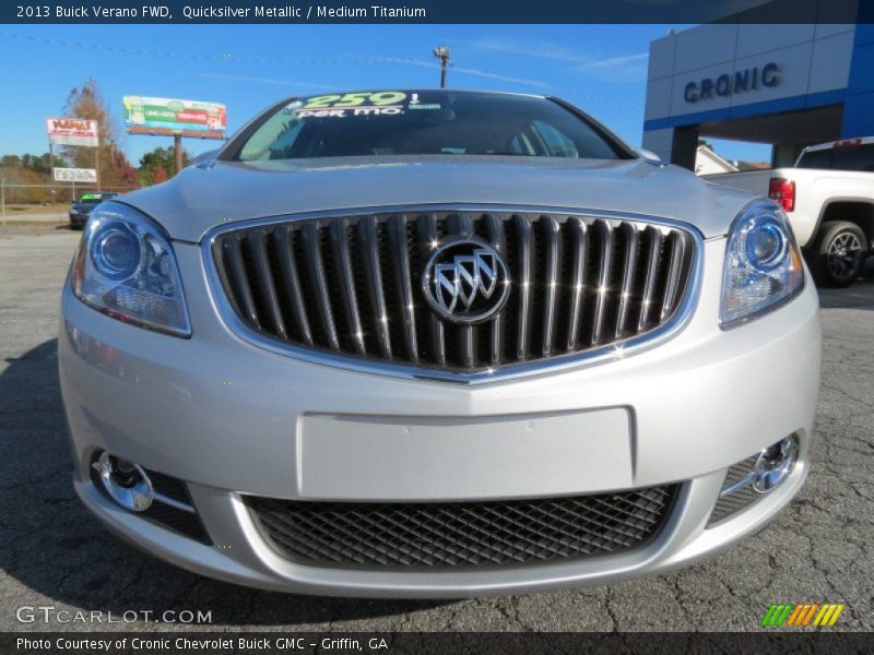 Quicksilver Metallic / Medium Titanium 2013 Buick Verano FWD