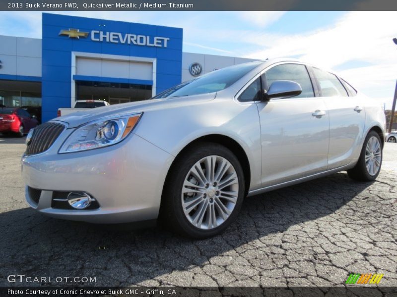 Quicksilver Metallic / Medium Titanium 2013 Buick Verano FWD