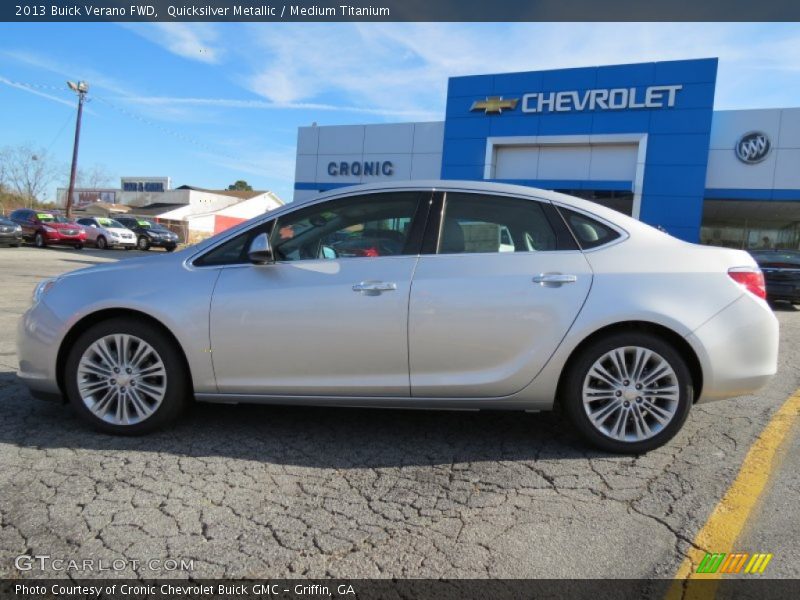 Quicksilver Metallic / Medium Titanium 2013 Buick Verano FWD