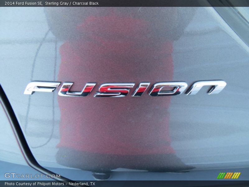 Sterling Gray / Charcoal Black 2014 Ford Fusion SE