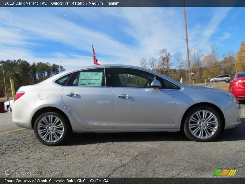 Quicksilver Metallic / Medium Titanium 2013 Buick Verano FWD