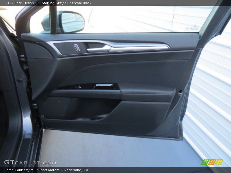Sterling Gray / Charcoal Black 2014 Ford Fusion SE