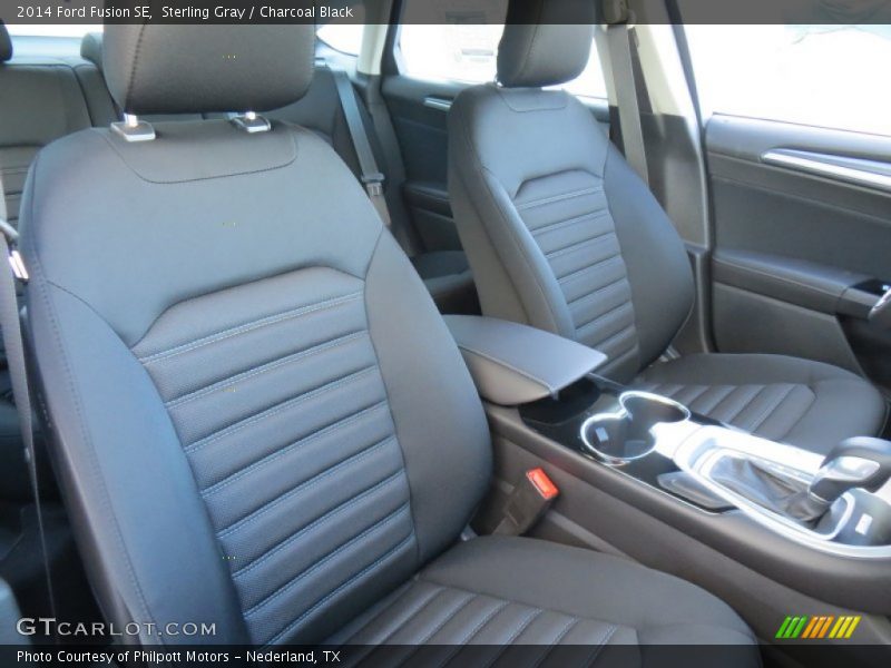Sterling Gray / Charcoal Black 2014 Ford Fusion SE