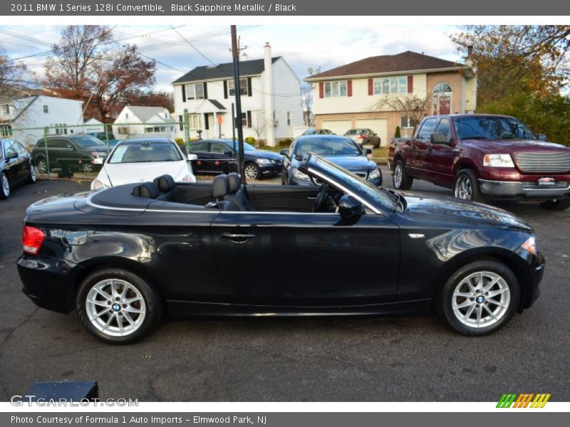  2011 1 Series 128i Convertible Black Sapphire Metallic