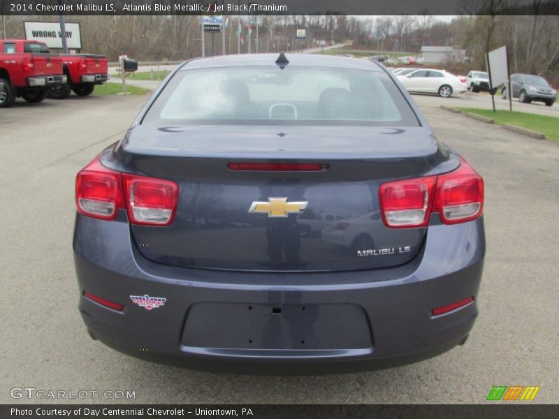 Atlantis Blue Metallic / Jet Black/Titanium 2014 Chevrolet Malibu LS