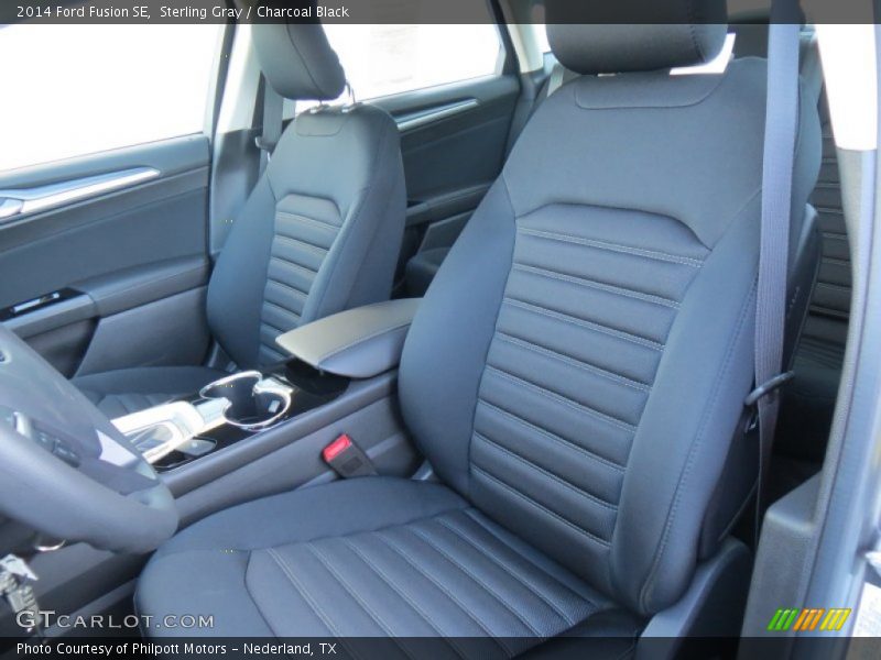 Sterling Gray / Charcoal Black 2014 Ford Fusion SE
