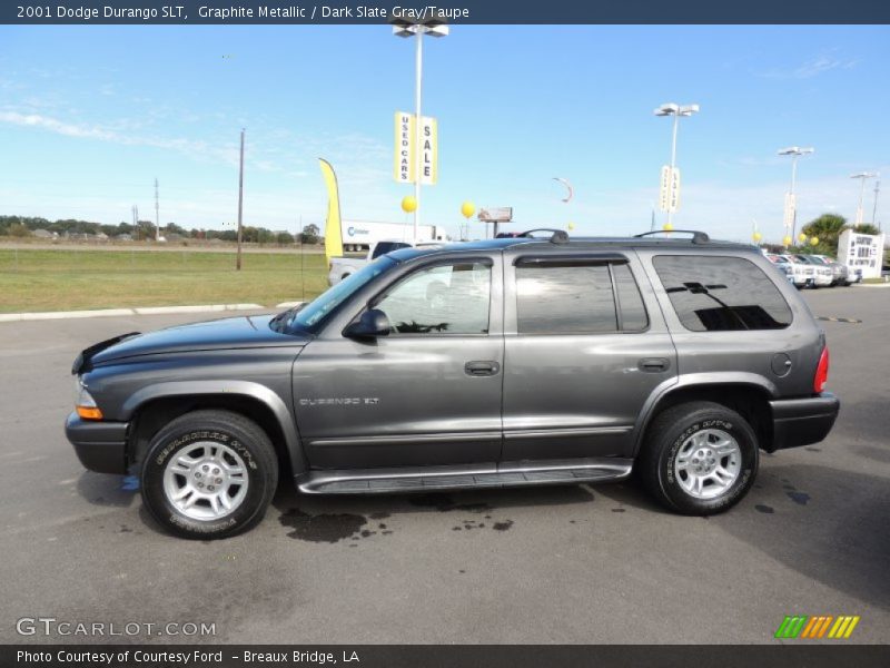 Graphite Metallic / Dark Slate Gray/Taupe 2001 Dodge Durango SLT