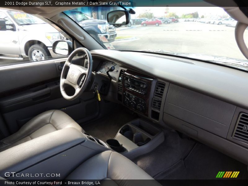 Graphite Metallic / Dark Slate Gray/Taupe 2001 Dodge Durango SLT