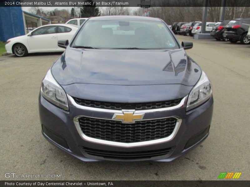 Atlantis Blue Metallic / Jet Black/Titanium 2014 Chevrolet Malibu LS