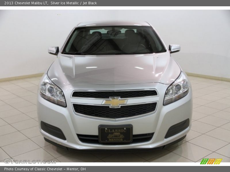Silver Ice Metallic / Jet Black 2013 Chevrolet Malibu LT