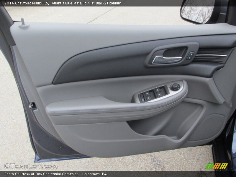 Atlantis Blue Metallic / Jet Black/Titanium 2014 Chevrolet Malibu LS