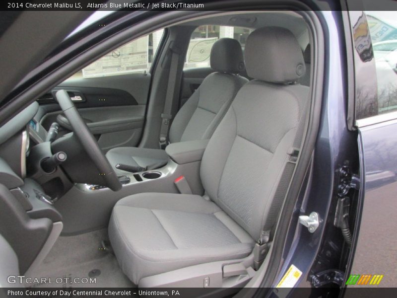 Atlantis Blue Metallic / Jet Black/Titanium 2014 Chevrolet Malibu LS
