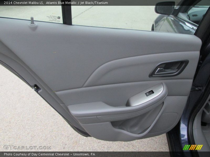 Atlantis Blue Metallic / Jet Black/Titanium 2014 Chevrolet Malibu LS