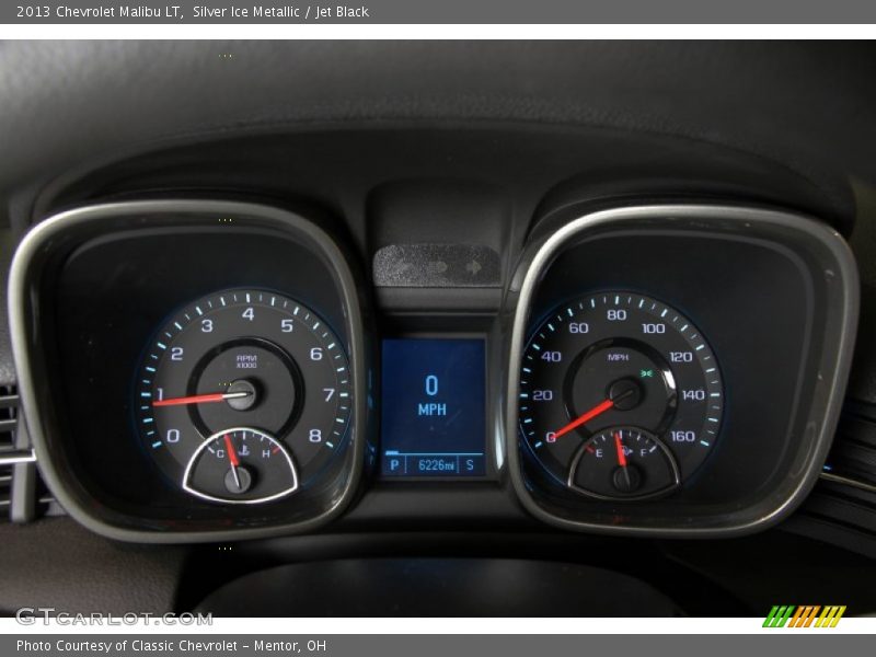 Silver Ice Metallic / Jet Black 2013 Chevrolet Malibu LT